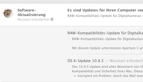 Update: Mountain Lion 10.8.5 und weitere Aktualisierungen | iTopnews