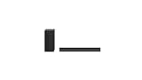 LG DS60Q 2.1 Soundbar (300W) mit kabellosem Subwoofer (HDMI, Bluetooth), Schwarz