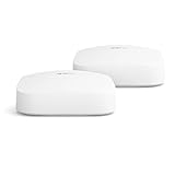 Amazon eero Pro 6E Mesh-WLAN-Router | 2,5-Gbit/s-Ethernet | Bis zu 380 m² Abdeckung | Für Verbindungen mit über 100 Geräten | Ideal für Streaming, Arbeit und Gaming | Doppelpack | 2022