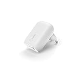 Belkin USB-C PPS PD Handy-Ladegerät, 37 W, mit 2 Anschlüssen, Power Delivery, 25-W-USB-C- und 13-W-USB-Port zum Schnellladen, u.a. für Samsung Galaxy S23, S22, Ultra, Plus, Note 20, iPhone 14-Serie