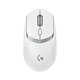 Logitech G G309 LIGHTSPEED kabellose Gaming-Maus, leicht, LIGHTFORCE-Hybridschalter, HERO 25K-Sensor, über 300 Stunden Akkulaufzeit mit AA-Batterie, 6 programmierbare Tasten, PC und Mac, Weiß