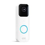 Blink Video Doorbell | Türklingel mit Kamera, Gegensprechfunktion, HD-Video, lange Batterielaufzeit, Bewegungserfassung, App-Benachrichtigungen bei Klingeln, Funktioniert mit Alexa (weiß)