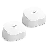 Amazon eero 6 Mesh-WLAN-Router | 500-Mbit/s-Ethernet | Bis zu 280 m² Abdeckung | Für Verbindungen mit über 75 Geräten | Doppelpack | 2021