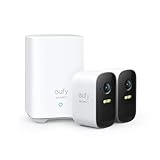 eufy Security eufyCam 2C, überwachungskamera aussen, 180Tage Akku, HD 1080p, IP67 wetterfest, Nachtsicht, Kompatibel mit HomeKit und Solar Panel, überwachungskamera aussen set2+1,Gebührenfreie Nutzung