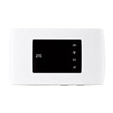 ZTE MF920 Mobile wireless router, 4G/LTE hotspot unlocked to all European SIM cards, 150Mbit/s download speeds, 2000mAh battery - white