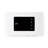 ZTE MF920 Mobile Wireless Router, 4G/LTE Hotspot Unlocked to All European SIM Cards, 150Mbit/s Download speeds, 2000mAh Battery - White