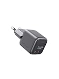 AMEGAT USB C Ladegerät 30W Omnia II USB C Netzteil GaN III Tech PPS Schnellladegerät für Handys, Tablets, Laptops, und mehr (Ohne Kabel)