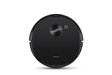 ECOVACS DEEBOT N8 Black (Neuheit 2022) Staubsaugerroboter mit Wischfunktion (OZMO), 2300 PA Saugleistung, Saugroboter für Tierhaare, intelligenter Navigation (dToF Laser-Sensor), Alexa/Google, schwarz