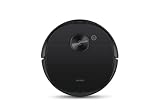 ECOVACS DEEBOT N8 Black (Neuheit 2022) Staubsaugerroboter mit Wischfunktion (OZMO), 2300 PA Saugleistung, Saugroboter für Tierhaare, intelligenter Navigation (dToF Laser-Sensor), Alexa/Google, schwarz