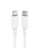 Anker Powerline III USB C auf Kabel, 90cm langes blitzschnelles Ladekabel mit 60W Power Delivery PD für iPad Mini 6. Gen, MacBook, iPad Pro 2020, Galaxy S21 S10 S9 Plus, Pixel, Smartphone usw.