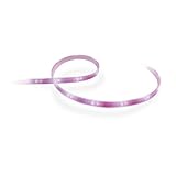 Philips Hue White & Color Ambiance Lightstrip Plus Basis-Set V4 (2 m), dimmbarer LED Streifen für das Hue Lichtsystem mit 16 Mio. Farben, smarte Lichtsteuerung über Sprache oder App