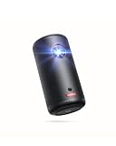 Nebula Capsule3 Mini Beamer, Smart Projektor, 1080p, WLAN, 200 ANSI-Lumen, Tragbarer Beamer, mit GTV, Netflix Vorinstalliert, Dolby Digital, 120-Zoll Bild,integrierter Akku, 2,5 Stunden Spielzeit