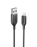 Anker iPhone Ladekabel,Powerline III Lightning Kabel 0,9m lang,extrem strapazierfähig, MFi-zertifiziertes Ladekabel für iPhone X, Xs, Xr, Xs Max, 8, 8 Plus, 7, 7 Plus, 6, 6 Plus und mehr(Schwarz)