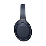 Sony WH-1000XM4 kabellose Bluetooth Noise Cancelling Kopfhörer (30h Akku, Touch Sensor, Schnellladefunktion, optimiert für Amazon Alexa, Headset mit Mikrofon) Midnight Blue