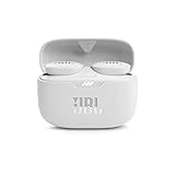 JBL Tune 130 NC TWS – Wasserfeste, True-Wireless In-Ear-Kopfhörer mit Noise-Cancelling in Weiß – Mit bis zu 40 Stunden Musikwiedergabe