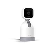 Blink Mini Pan-Tilt Camera | Bewegliche Plug-in-Überwachungskamera für den Innenbereich, Zwei-Wege-Audio, HD-Video, Bewegungserfassung, Funktioniert mit Alexa (weiß)