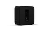 Sonos Sub 4 – WLAN-Subwoofer – Schwarz