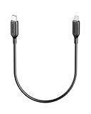 Anker Powerline III USB-C auf Lightning Kabel,MFi-zertifiziertes Kabel 30cm,blitzschnelle Ladegeschwindigkeiten für iPhone 13/13 Pro/12/11 Pro/X/XS/XR Max/8 Plus, unterstützt Power Delivery(Schwarz)