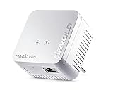 devolo WLAN Powerline Adapter, Magic 1 WiFi mini Erweiterungsadapter -bis zu 1.200 Mbit/s, Mesh WLAN Verstärker, 1x LAN Anschluss, dLAN 2.0, weiß