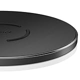 ESR Wireless Charger Ladepad, 15W kabelloses ladegerät kompatibel mit iPhone SE 2022/12/11/SE 2020, Samsung Galaxy S22/S21/S20/S10, Pixel 4, LG V50 ThinQ, AirPods Pro (Ohne Adapter)