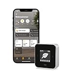 Eve Room (Apple Home) – Raumklima- & Luftqualitäts-Monitor für saubere und gesunde Luft, misst Schadstoffkonzentration, Temperatur und Luftfeuchtigkeit, gesund leben, Thread