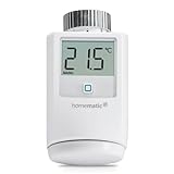 Homematic IP Smart Home Heizkörperthermostat, digitaler Thermostat Heizung, Heizungsthermostat, Steuerung per App, Alexa & Google Assistant