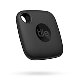 Tile Mate (2022) Bluetooth Schlüsselfinder, 1er Pack, 60m Reichweite, inkl. Community Suchfunktion, iOS und Android App, kompatibel mit Alexa und Google Home, Schwarz