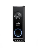 eufy Security Video türklingel E340, Dual türklingel mit Kamera mit Paketerkennung, 2K Full HD Farb-Nachtsicht, Kabel- oder Akkubetrieben, kompatibel mit HomeBase S380, Gebührenfreie Nutzung