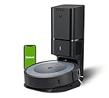 iRobot Roomba i3+ (i3552) App-steuerbarer Saugroboter mit Absaugstation (Staubsauger Roboter), 2 Gummibürsten, Ideal bei Haustieren, Individuelle Anpassung, Sprachassistenten-kompatibel, Farbe: Cool