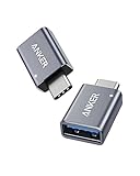 Anker Adapter High-Speed Datenübertragung, USB-C auf USB 3.0 Buchse Adapter für MacBook Pro 2020, iPad Pro 2020, Samsung Notebook 9, Dell XPS und weitere Typ-C-Geräte