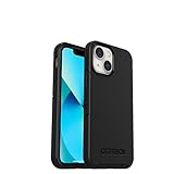 OtterBox Symmetry Hülle für iPhone 13 Mini/iPhone 12 Mini, sturzsicher, schützende dünne Hülle, 3X getestet nach Militärstandard, antimikrobieller Schutz, Schwarz, Keine Einzelhandelsverpackung