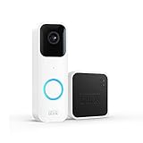 Blink Video Doorbell + Sync Module 2 | Türklingel mit Kamera, Gegensprechfunktion, lange Batterielaufzeit, Bewegungserfassung, App-Benachrichtigungen bei Klingeln, Funktioniert mit Alexa (weiß)