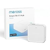 Meross Smart Matter Hub 110dB MSH450 (2,4GHz WiFi und Ethernet-Port), Smart Bridge für Alarmsystem, Unterstützt 32 Meross-Geräte, Kompatibel mit Apple Home, Alexa, Google Home