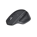 Logitech MX Master 2S Bluetooth Edition kabellose Maus, mehrere Oberflächen, superschnelles Scrollen, ergonomisch, aufladbar, Verbindung zu bis zu 3 Mac/PC-Computern - Graphit