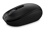 Microsoft Wireless Mobile Mouse 1850 (Maus, schwarz, kabellos, für Rechts- und Linkshänder geeignet)