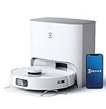 ECOVACS DEEBOT T10+ Saug- & Wischroboter mit 3,2L Absaugstation (3000Pa, AIVI Hindernisvermeidung, OZMOPro Oszillierendes Wischen, Video-Manager mit Echtzeit-Videochat,YIKO Sprachassistent, 3D-Karte)