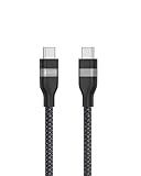 Anker USB C auf USB C Kabel, 240W 0,9m Schnellladekabel USB C, geflochtenes Upcycle Kabel, Typ-C Kabel für iPhone 16/16 Pro/16 Plus/16 Pro Max, MacBook Pro, iPad Pro, iPad Air 4, Galaxy S24 und mehr