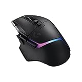 Logitech G502 X PLUS LIGHTSPEED Kabellose RGB-Gaming-Maus - Optische Maus mit LIGHTFORCE Hybridschaltern, LIGHTSYNC RGB, HERO 25K Gaming-Sensor, Kompatibel mit PC - macOS/Windows - Schwarz