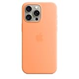 Apple iPhone 15 Pro Max Silikon Case mit MagSafe – Sorbet Orange ​​​​​​​