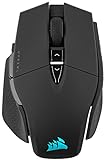 CORSAIR M65 RGB ULTRA WIRELESS Tunable FPS Gaming Mouse - 26.000 DPI - Sub-1ms Wireless - Gewichtssystem - Bis zu 120 Std. Akku - iCUE Kompatibel - PC, Mac, PS5, PS4, Xbox - Schwarz