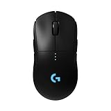 Logitech G PRO Wireless Gaming-Maus mit HERO 25K DPI Sensor, RGB-Beleuchtung, 4-8 programmierbare Tasten, anpassbare Spielprofile, Ultraleicht, POWERPLAY-kompatibel, PC/Mac - Schwarz