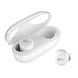 QCY T17S Bluetooth Kopfhörer in Ear mit Qualcomm aptX HiFi, CVC Noise Cancellation Mikrofon, Wireless Earbuds mit 26 Std. Lange Laufzeit, Berührungssteuerung, USB-C Schnellladung, Weiß