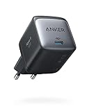 Anker Nano II 45W USB-C Ladegerät Netzteil Schnellladeleistung, GaN II Tech, Kompatibel mit MacBook Pro 13″, Galaxy S22/S22+/S21, Note 20/10, iPhone 15/Pro, Steam Deck, iPad Pro, Pixel, Schwarz