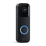 Blink Video Doorbell | Türklingel mit Kamera, Gegensprechfunktion, HD-Video, lange Batterielaufzeit, Bewegungserfassung, App-Benachrichtigungen bei Klingeln, Funktioniert mit Alexa (schwarz)