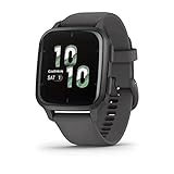 Garmin Venu Sq 2 - GPS-Fitness-Smartwatch mit 1,4' AMOLED Display, Schlafanalyse mit Sleep Score und über 25 Sport-Apps. 24/7 Gesundheitsdaten, Garmin Pay, bis zu 11 Tage Akkulaufzeit und wasserdicht.