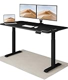 Desktronic Höhenverstellbarer Schreibtisch 160x80 cm - Stabiler Schreibtisch Höhenverstellbar Elektrisch - Standing Desk mit Touchscreen und Integrierten Ladesteckern