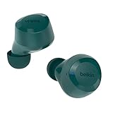 Belkin SoundForm Bolt True Wireless In-Ear-Kopfhörer, kabelloser Kopfhörer mit Mikrofon, Akkulaufzeit bis zu 28 Std., Monomodus, Schweiß- und Spritzwasserschutz der Schutzart IPX4, für iPhone, Galaxy