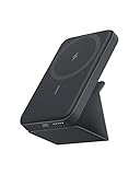 Anker 622 Magnetische Kabellose Powerbank (MagGo), 5000mAh Einklappbare Magnetische Powerbank mit USB-C für iPhone 13 und 12