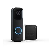 Blink Video Doorbell + Sync Module 2 | Türklingel mit Kamera, lange Batterielaufzeit, Bewegungserfassung, App-Benachrichtigungen bei Klingeln, Funktioniert mit Alexa (schwarz)