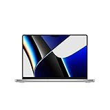 2021 Apple MacBook Pro (14', Apple M1 Pro Chip mit 8‑Core CPU und 14‑Core GPU, 16 GB RAM, 512 GB SSD), 3024 x 1964 - Silber